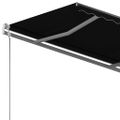 vidaXL Voľne stojaca ručne zaťahovacia markíza 350x250 cm antracitová