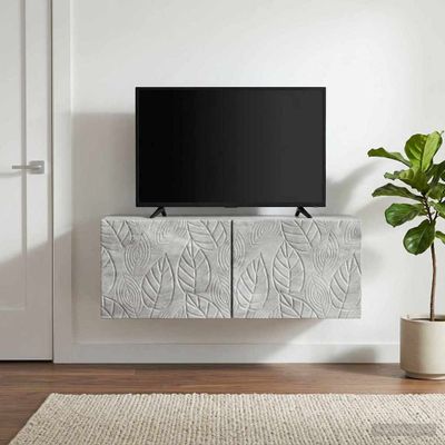vidaXL Nástenná TV skrinka 78,5 x 41 x 30 cm Betónovo sivá