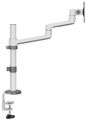 Neomounts DS60-425WH1 /Držák displeje/na stůl/17-27"/svorka+průchodka/3čepy/VESA 100X100/nosn.8kg/1 displej/bílý Držák, VESA, stolní, pro plochý monitor, úhloprícka 17"-27", náklon 120°, otácení 180°, rotace 360°, nosnost 8kg, bílý