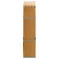 vidaXL Držiak na polená drevený vzhľad 120x45x210 cm pozinkovaná oceľ