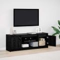 vidaXL TV jednotky 139,5 x 34 x 50 cm Čierna Kompozitné drevo