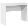 vidaXL Stôl Biela 100 x 40 x 76 cm