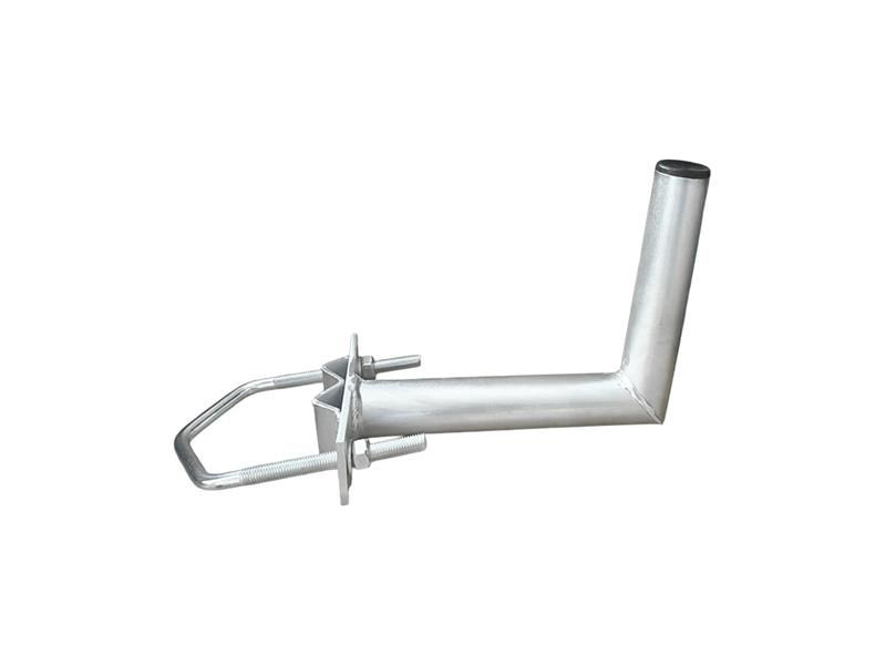 Držiak antény na stožiar s uhlovým držiakom, rúrka 42/2 mm, rozstup 120 mm