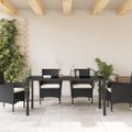 vidaXL Záhradný stôl Čierna 160 x 80 x 73 cm Kov