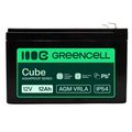 AGM12V12AH-H Green Cell AGM VRLA 12V 12Ah bezúdržbová batéria pre pokladne, hračky a kamery (151×98,