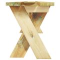 vidaXL 3-dielny záhradný jedálenský set impregnovaná borovica