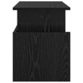 vidaXL TV stolík 50 x 35 x 45 cm Čierny dub Kompozitné drevo