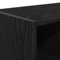 vidaXL Regál na topánky stohovateľné čierny dub 89,5x30x40 cm