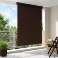 vidaXL Roleta Hnedá 180 x 250 cm Textil a hliník