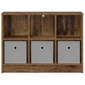 vidaXL Servírovacia skriňa Staré drevo 73,5 x 22,5 x 53,5 cm