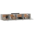 vidaXL Nástenné skrinky 2 ks betónovosivé 100x36,5x35 cm sprac. drevo