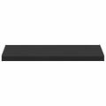 vidaXL Parapetné dosky Čierne s drevenou textúrou 80 x 50 x 4,5 cm PVC