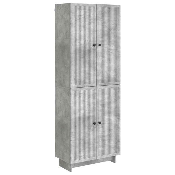 vidaXL Sada skríň 2 pcs Betónovo sivá 66 x 34,5 x 90 cm