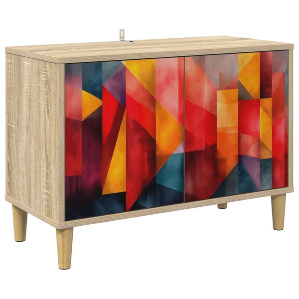 vidaXL TV skrinka HEESCH 69 x 33 x 50 cm Sonoma Kompozitné drevo