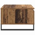 vidaXL Konferenčný stolík Staré drevo 55 x 55 x 36,5 cm