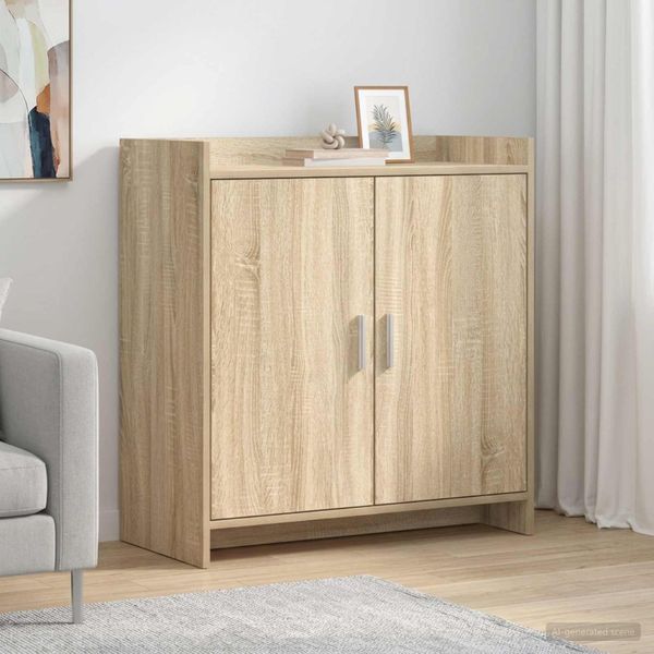 vidaXL Servírovacia skriňa Dub sonoma 72 x 36 x 80 cm Kompozitné drevo