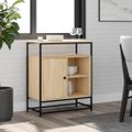 vidaXL Komoda, dub sonoma, 69x35x80 cm, imitácia dreva