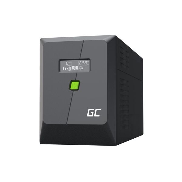 UPSLM1200 Green Cell Záložný zdroj UPS 2000VA 1200W PowerProof s LCD displejom