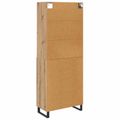 vidaXL Highboard 2 ks Remeselný dub 69,5 x 34 x 180 cm