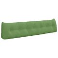 vidaXL Poduška na chrbát Svetlo zelená 200 x 24 x 50 cm Zamat