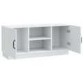 vidaXL TV skrinka Biela 102 x 34,5 x 47 cm Kompozitné drevo