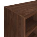 vidaXL Regál na topánky, kompozitné drevo 92x30x67,5 cm, hnedý dub