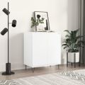 vidaXL Komoda biela 60x35x70 cm spracované drevo