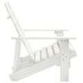 vidaXL 2-miestna záhradná stolička Adirondack jedľový masív biela