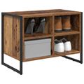 vidaXL Skriňa na topánky 60 x 35 x 44 cm Kompozitné drevo Staré drevo