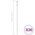 vidaXL Svetlá meteor 20ks 30 cm teplé biele 480 LED vnútorné vonkajšie