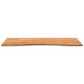 vidaXL Stolová doska bledohnedá 120x50x2,5 cm dubový masív obdĺžnikový
