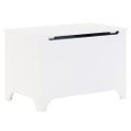 vidaXL Úložný box s vekom RANA biely 80x49x54 cm borovicový masív