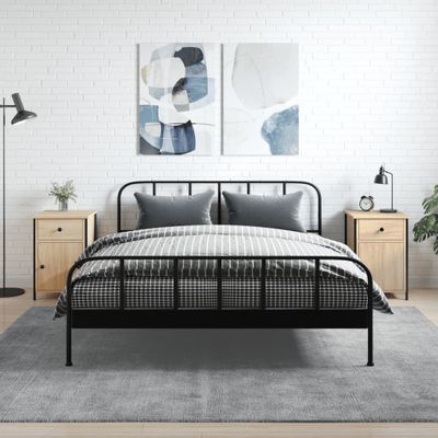 vidaXL Nočné stolíky 2 ks dub sonoma 40x42x60 cm kompozitné drevo