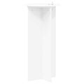 vidaXL Stojan na rastliny 2 ks Biela Ø40 x 80 cm Kompozitné drevo