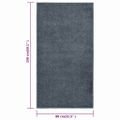 vidaXL Koberec krátky vlas 80x150 cm antracitový