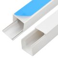 vidaXL Káblový rozvod samolepiaci 33x33 mm 30 m PVC