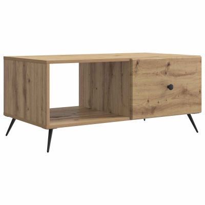 vidaXL Konferenčný stolík Dub artisan 90 x 50 x 40 cm Kompozitné drevo