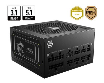 MSI zdroj MAG A850GL PCIE5 II 850W 80PLUS GOLD m