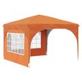 vidaXL Prístrešok na párty 290 x 290 x 245 cm Oranžová