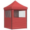 vidaXL Párty stan 200 x 200 x 306 cm Vínovo červená Oxfordská látka