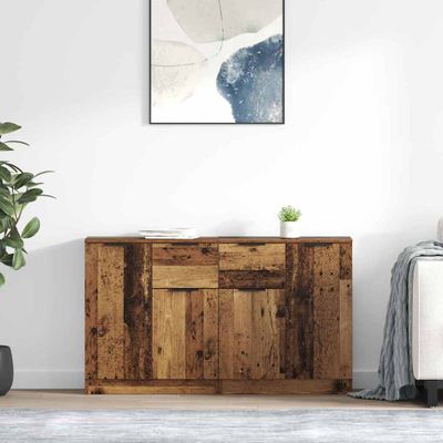 vidaXL Komody 2 pcs Staré drevo 60 x 30 x 70 cm Kompozitné drevo