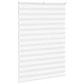 vidaXL Zebra roleta biela 155x230 cm šírka látky 150,9cm polyester
