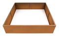 Vyvýšený záhon G21 132 x 32 x 132 cm, Corten