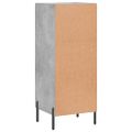 vidaXL Komoda betónovo sivá 34,5x34x90 cm spracované drevo