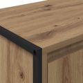 vidaXL TV skrinka 140 x 36 x 49.5 cm Remeselnícky dub Kompozitné drevo