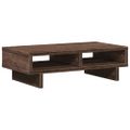 vidaXL Stojan na monitor hnedý dub 50x27x15 cm kompozitné drevo