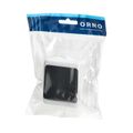 Vypínač Orno AQUATIC MINI IP54 OR-OE-7300/WB čierno-biela Vypínač Orno AQUATIC MINI IP54 OR-OE-7300/WB černo-bílá