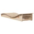 vidaXL Lehátka na opaľovanie 2 ks 205x60x31,5 cm masív borovica