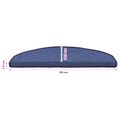 vidaXL Samolepiace schodové rohože 15 ks 80 x 24,5 x 3,5 cm Modrá