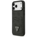 Puzdro Guess 4G Double Card Triangle pre iPhone 17 Pro Max čierne